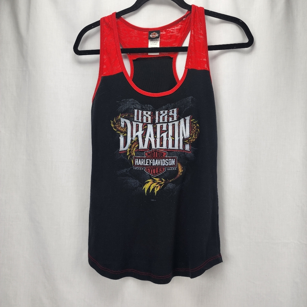 Harley-Davidson Women's Tank Top Size Medium US 129 DRAGON